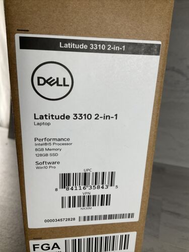 Dell Latitude 3000 3310 13.3" Touchscreen 2 in 1 Notebook - 1920 x 1080 - Core (6922777231543)